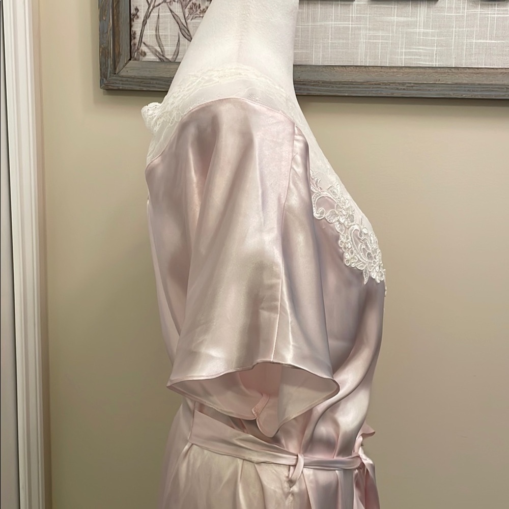 Linea Donatella Pink Sequin Robe Large - Picture 6 of 16